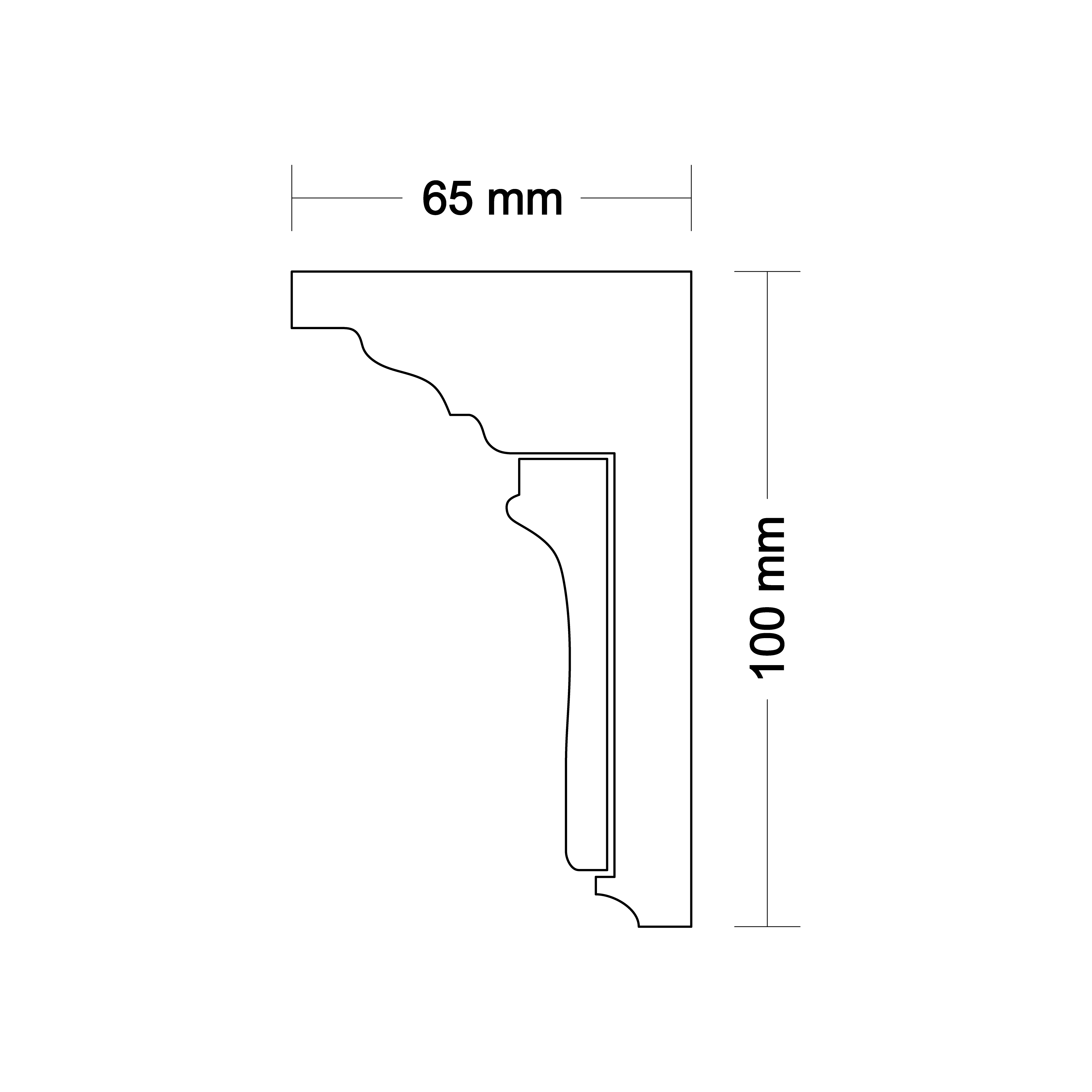 Ceiling cornice LA134