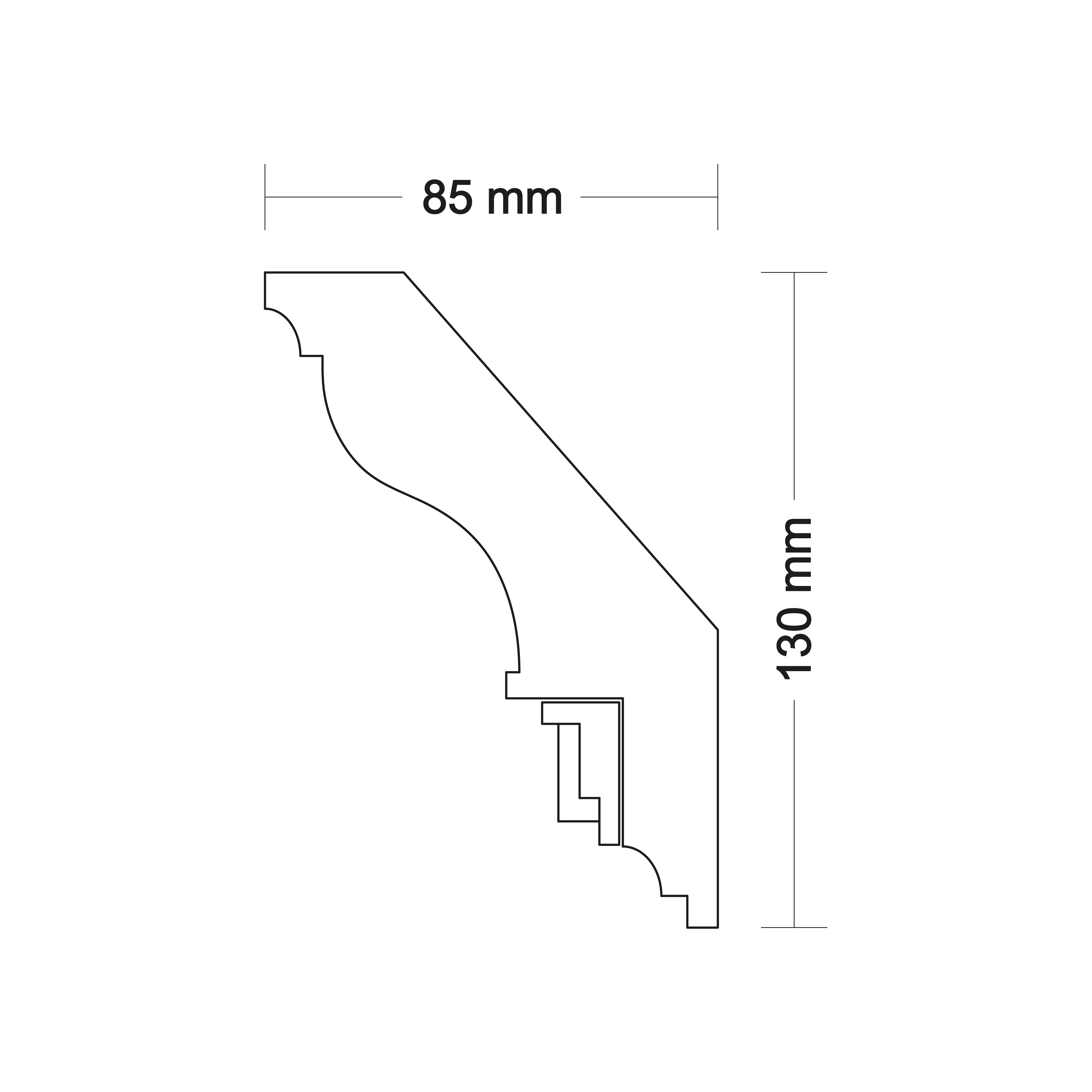 Ceiling cornice LA218
