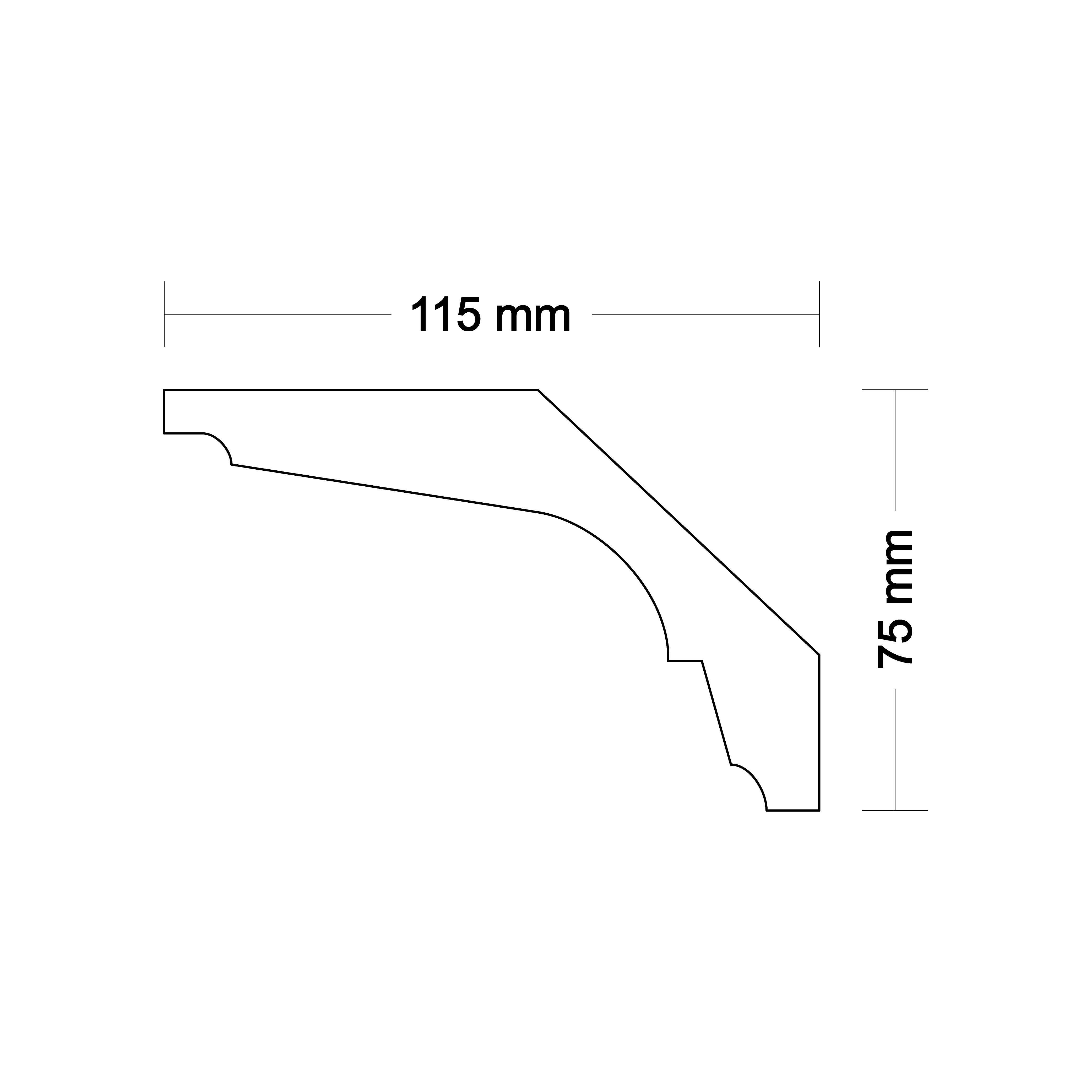 Ceiling cornice LA454