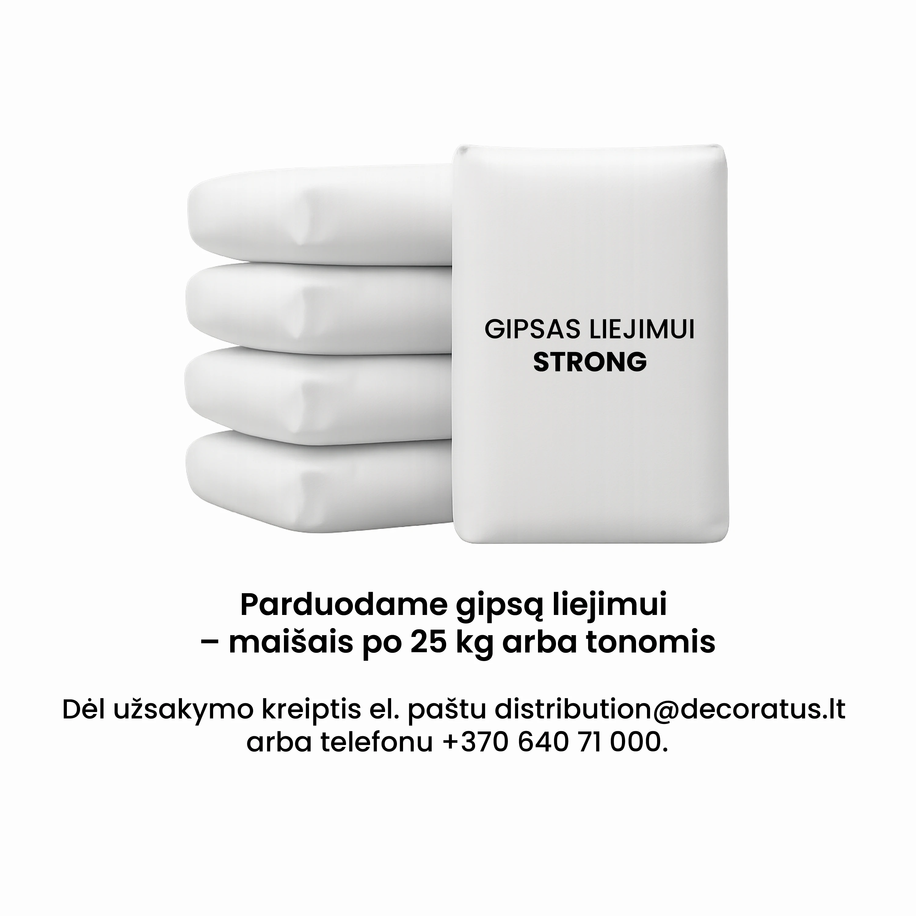 Gipsas liejimui | STRONG (MPa 92)