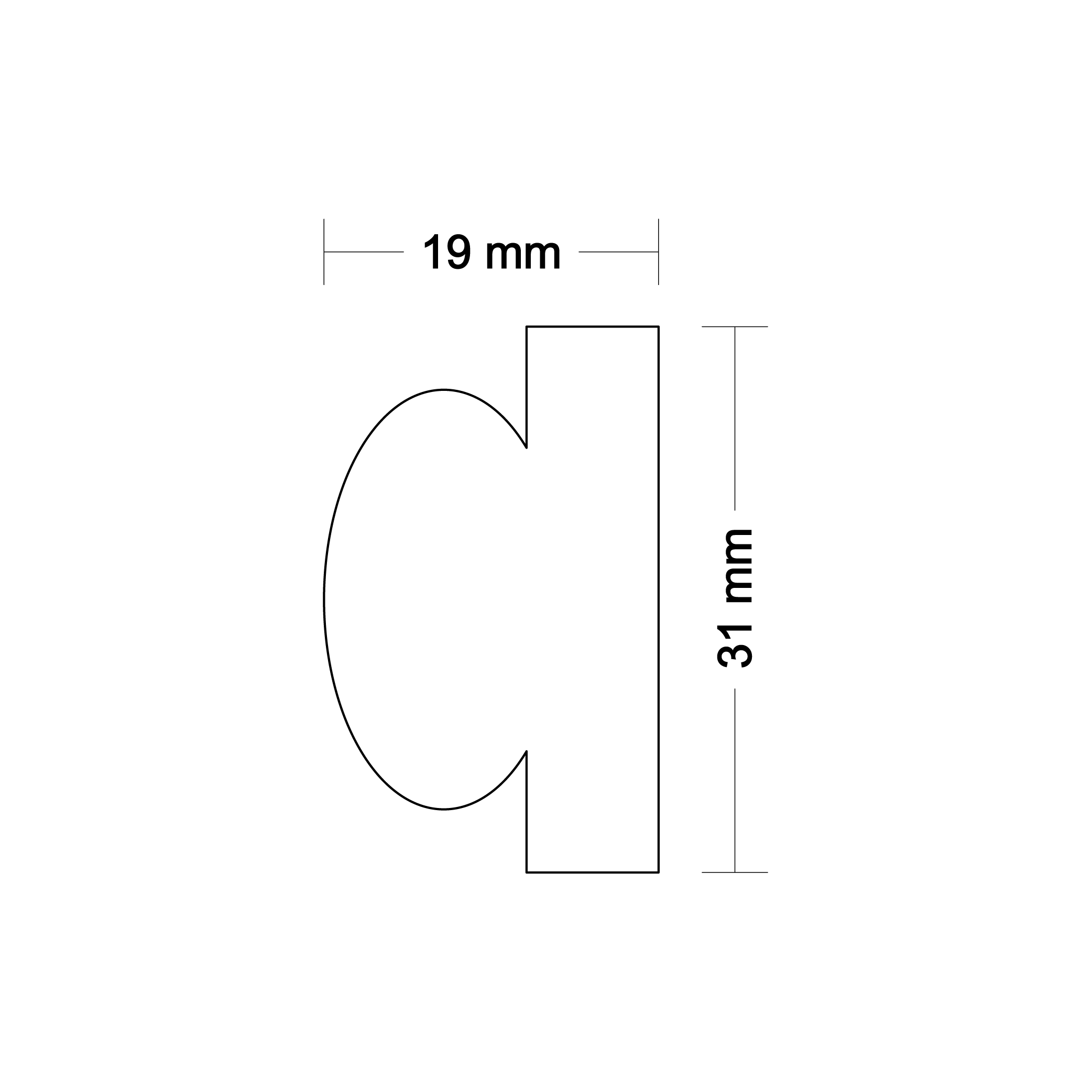 Ornamental molding DA26