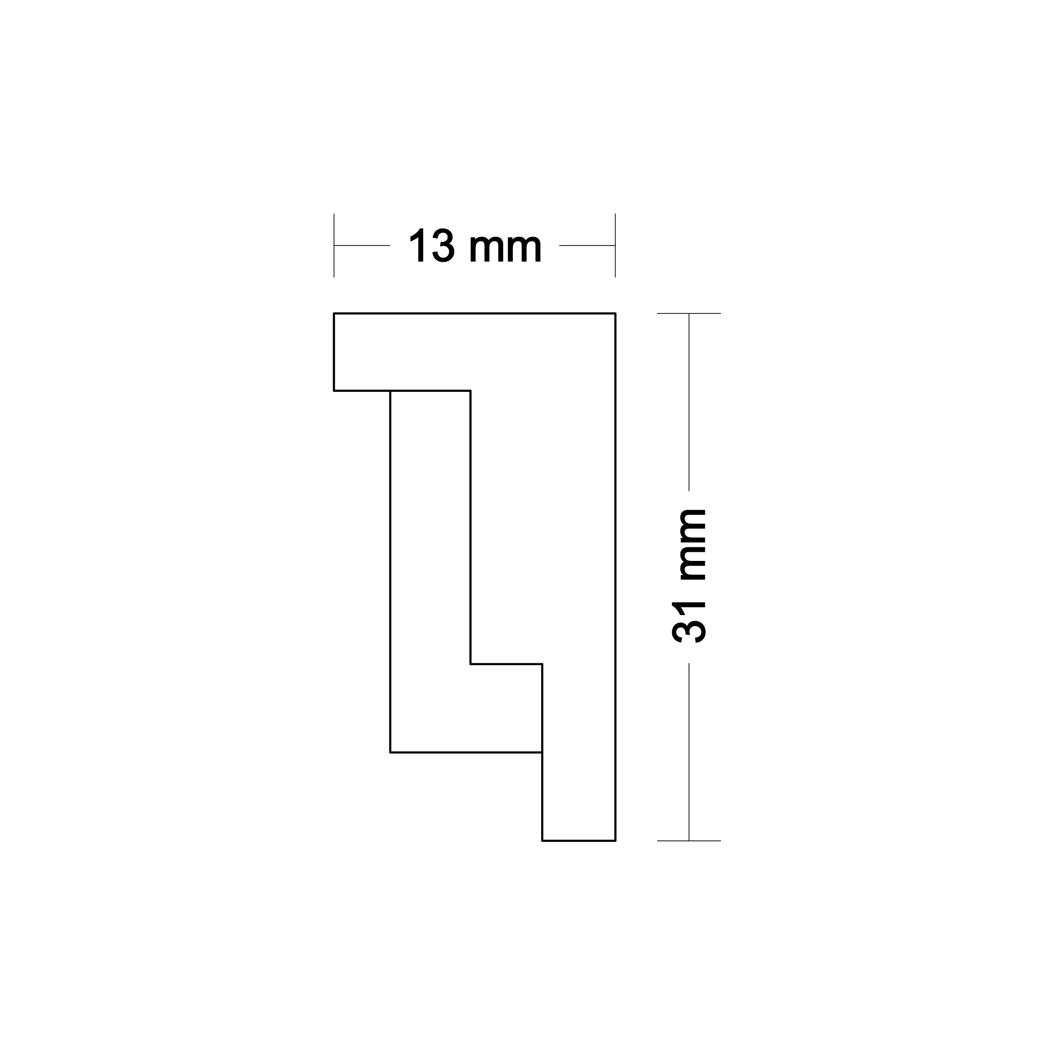 Ornamental molding DA32