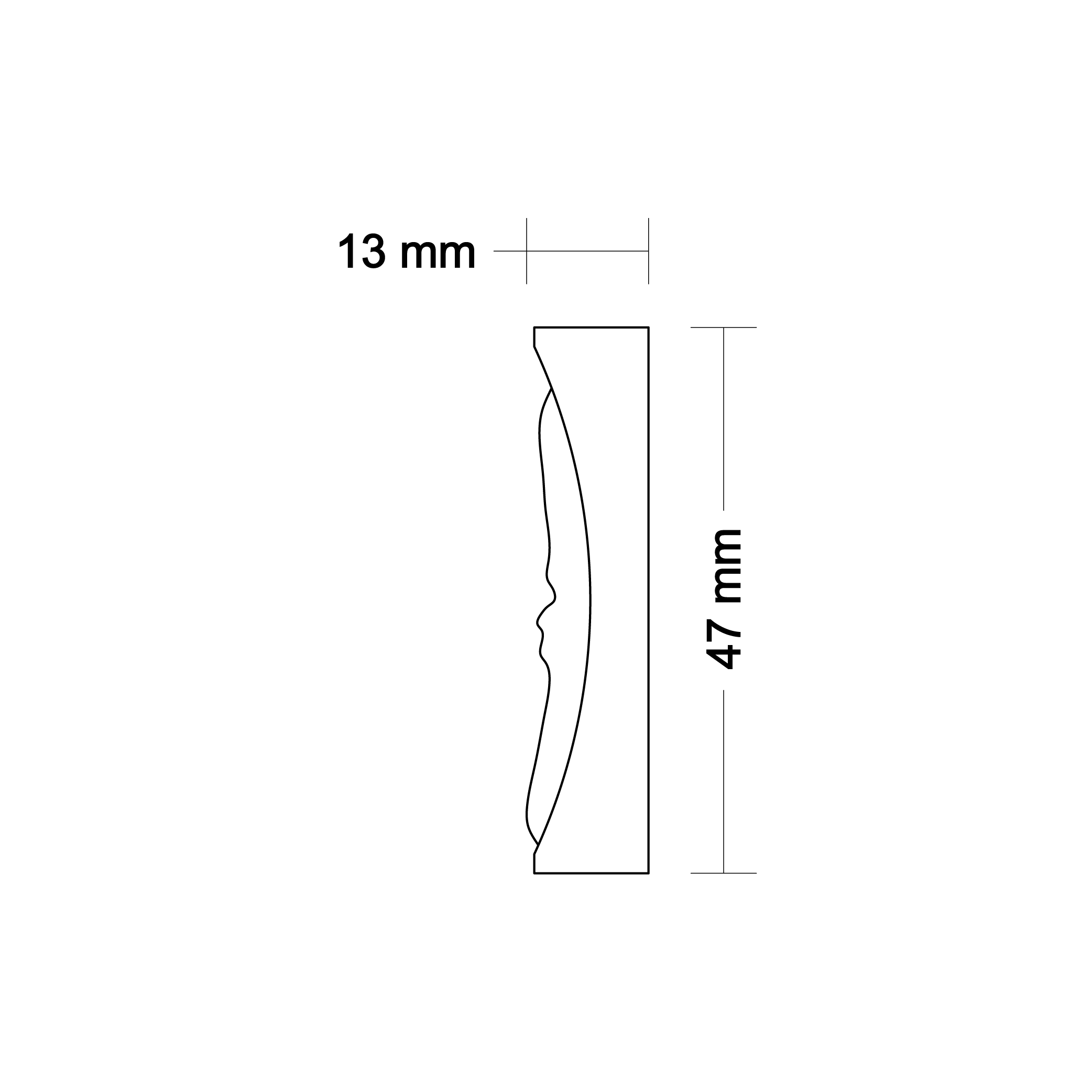 Ornamental molding DA59