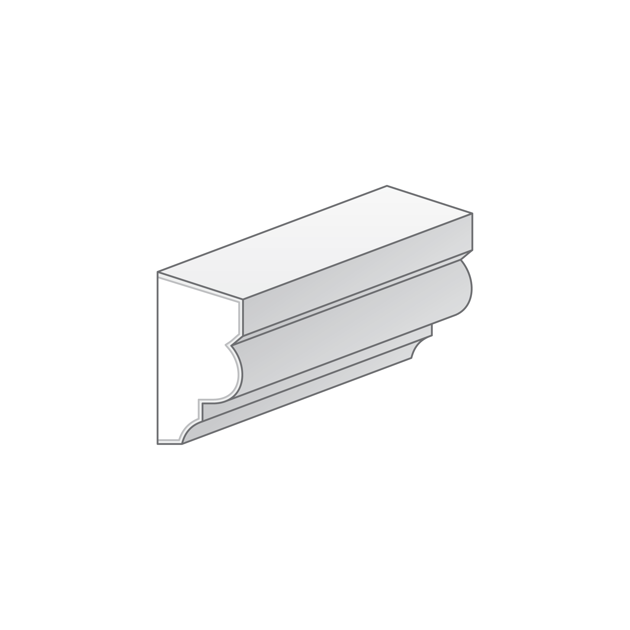Windowsill cornice 3.124