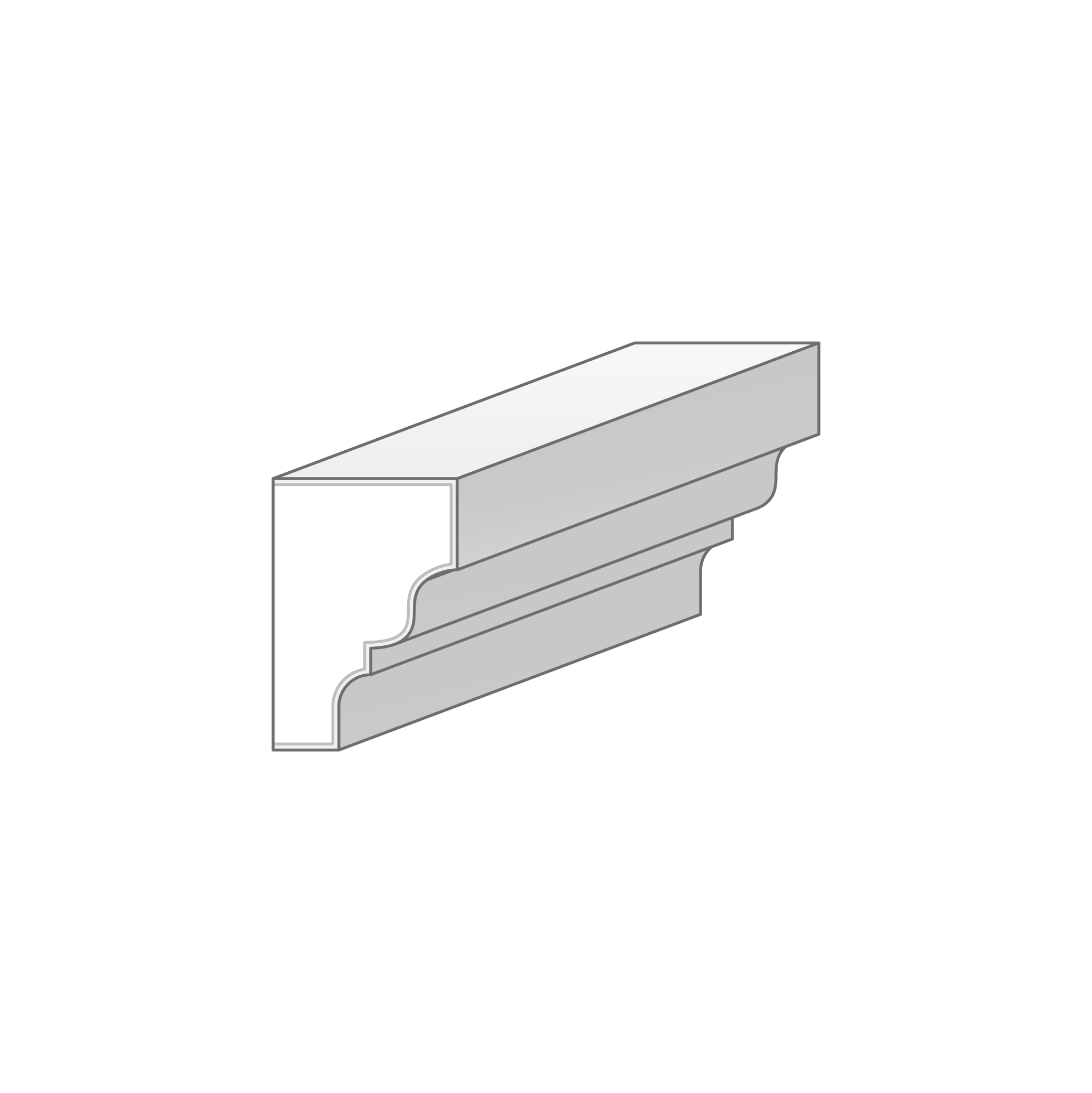 Windowsill cornice 3.125