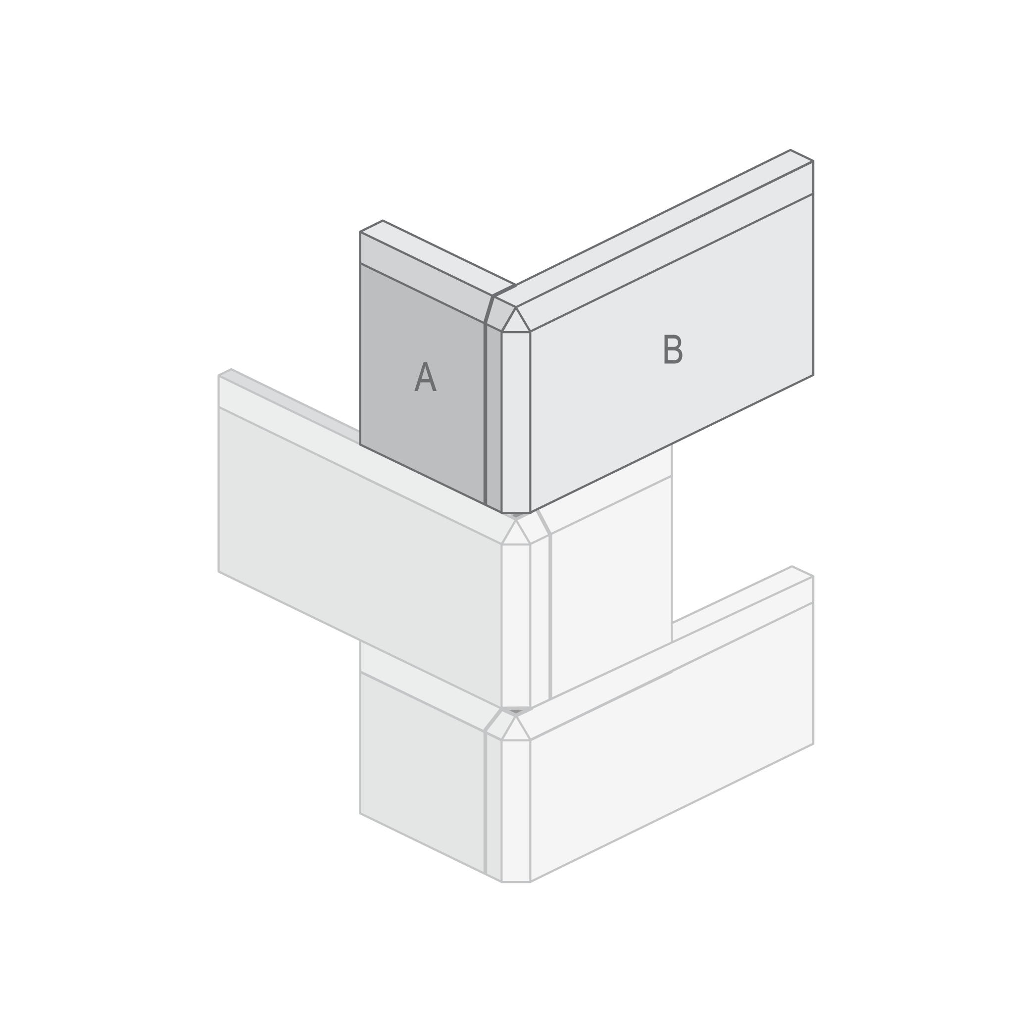 Corner boards set 4.156